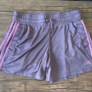 Adidas purple Ladies Athletic Shorts Medium